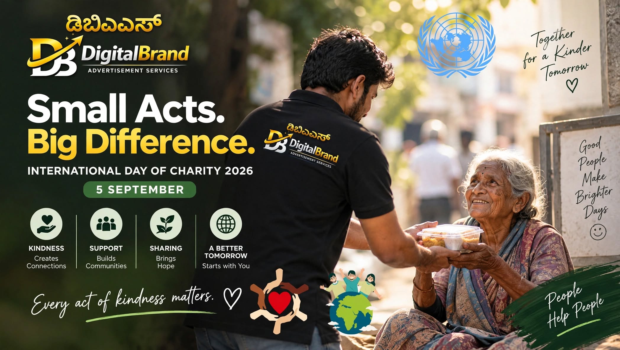 Small Acts. Big Difference - International Day of Charity 2026