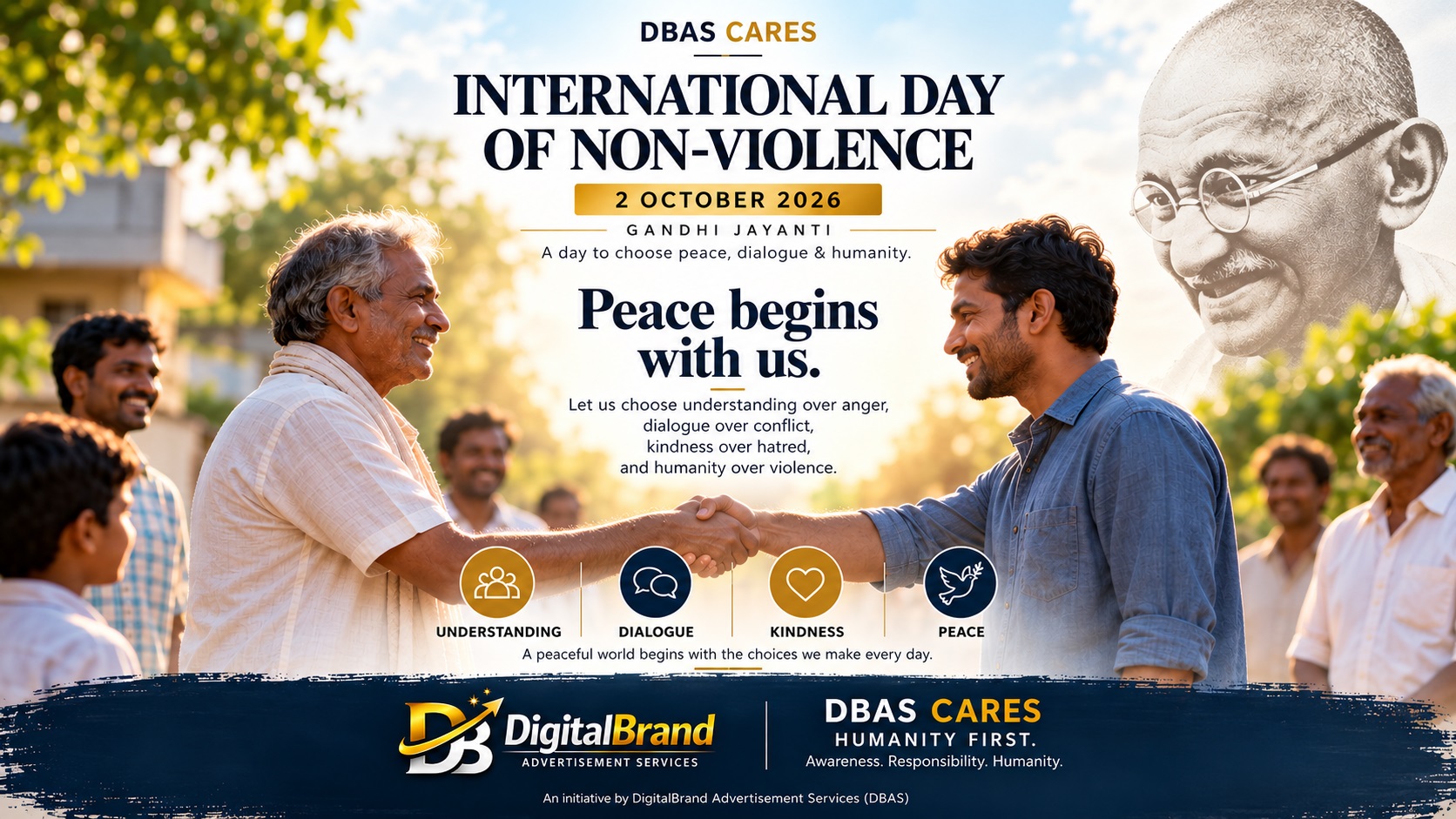 International Day of Non-Violence 2026: Peace Begins With Us